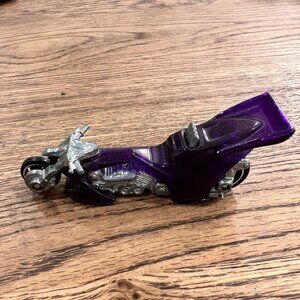 Hot Wheels Purple Motorcycle Dragster Die-Cast Toy Mattel 2000